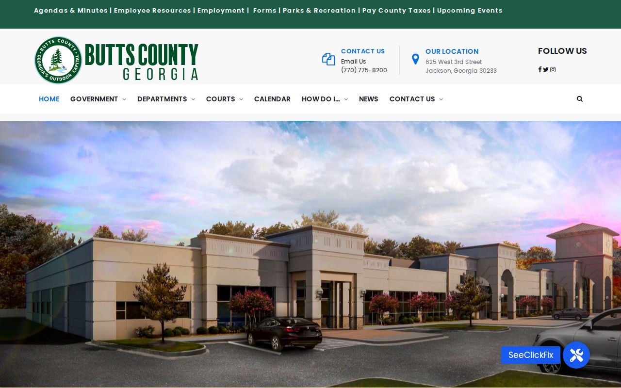 Butts County criminal history county government home page