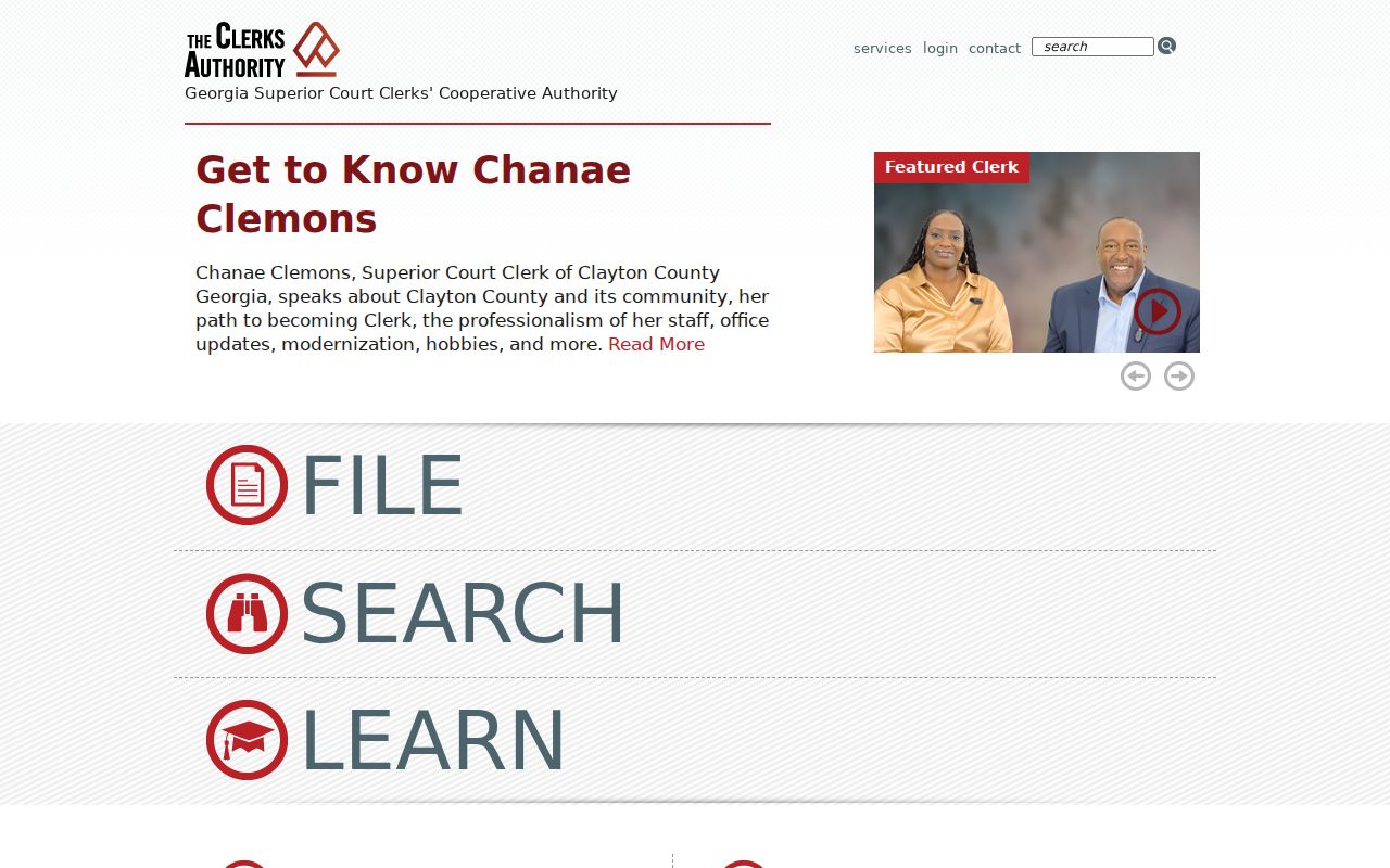 Butts County criminal court records at the Georgia clerk portal